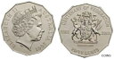 2001 連邦 50c コイン (QLD) クイーンズランド州の国章 未流通造幣局2001 Federation 50c Coin ( QLD ) Coat o...