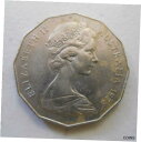 1978年 50セント50cコイン「COAT of ARMS STANDARDデザイン」SCARCE COIN1978 50 cent 50c coin