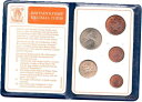 英国初の十進法貨幣が発行ウォレットにセットBritains First Decimal Coinage Set in Wallet of Issue