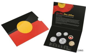 2021 シックスコイン未流通年セット - アボリジニの旗2021 Six Coin Uncirculated Year Set - Aboriginal Flag