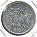 オーストラリア 1977 テン セント 10c エリザベス II - 未流通Australia 1977 Ten Cents 10c Elizabeth II - Uncirculated(3)