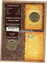 2008 オリジナル紋章 1 ドル Unc コイン ミントマーク C コイン フェア オーバープリント2008 Original Coat of Arms On...