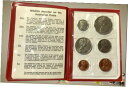 1984 オーストラリア 10 進コイン セット レッド ロイヤル オーストラリン ミント ウォレット1984 Australia Decimal Coin S...