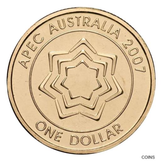 ڶ/ʼݾڽա ƥ Ų Unique Australian $1 Dollar Coin 2007 APEC Australia CIRCULATED [̵] #ocf-wr-011274-887