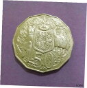 2019 オーストラリア 50 セントの国章、IRB の肖像付き2019 Australian 50 Cent Coat of Arms with IRB Ef...