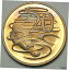 【極美品/品質保証書付】 アンティークコイン コイン 金貨 銀貨 [送料無料] 1981 AUSTRALIA 20 CENTS PROOF BU WONDERFUL TONED GEM UNC GOLDEN COLOR (DR)
