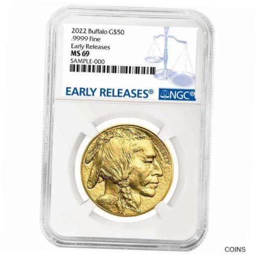 yɔi/iۏ؏tz AeB[NRC  2022 $50 American Gold Buffalo NGC MS69 ER Blue Label [] #got-wr-011641-52