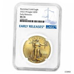 【極美品/品質保証書付】 アンティークコイン 金貨 2022-W Burnished $50 American Gold Eagle 1 oz NGC MS70 ER Blue Label [送料無料] #got-wr-011749-1073