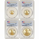 2022 W アメリカン ゴールド イーグル プルーフ 4 本 年セット PCGS PR70 DCAM ファースト ストライク2022 W American G...