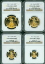 1991 4 コイン セット W & P $50 $25 $10 $5 ゴールド イーグル NGC PR70 プルーフ PF70 希少1991 4-COINS ...