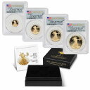 2021-W ゴールド イーグルス T2 PCGS PR70DCAM FS フラッグ 地金コイン 4 枚セット OGP 付きSet of 4 2021-W Go...