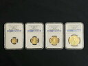 2011 ゴールド アメリカン イーグルス 25 周年記念早期リリース MS 70 NGC 4 コイン セット2011 Gold American Eagles...