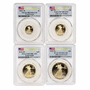 2011-W ゴールド イーグルス PCGS PR70DCAM ファースト ストライク プルーフ コイン 4 枚セット2011-W Gold Eagles Se...