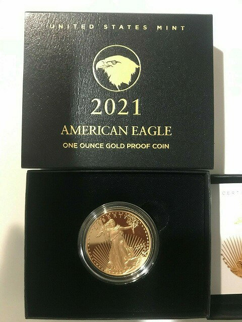 ڶ/ʼݾڽա ƥ  CONFIRM 2021-W 1 Oz New American Eagle One Ounce Gold Proof Coin (21EBN) Type 2 [̵] #gcf-wr-011749-6061