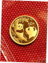 2021 チャイニーズ パンダ 3 グラム 999 ファイン ゴールド CYN 50 コイン BU、ミント シール2021 Chinese Panda 3 gram 999 Fine Gold CYN 50 Coin BU in Mint Seal