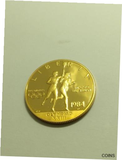 yɔi/iۏ؏tz AeB[NRC RC   [] 1984 Olympic gold coin 1/2 OZ