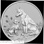 ڶ/ʼݾڽա ƥ  2022 Mother &Baby Dingo 2oz .9999 Silver Bullion Piedfort Coin - The Perth Mint [̵] #scf-wr-011783-14