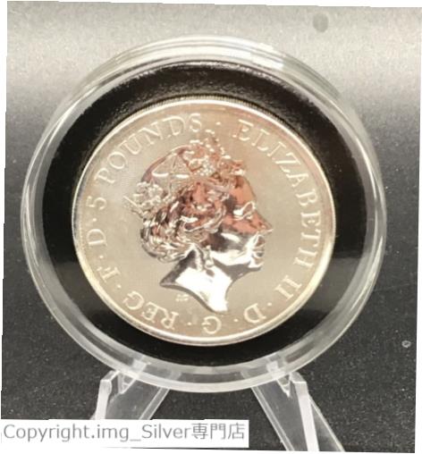 ڶ/ʼݾڽա ƥ  2021 Queens Beast White Greyound Of Richmond 2 Oz Silver Coin [̵] #scf-wr-011783-2039