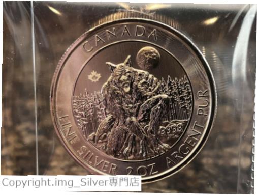 yɔi/iۏ؏tz AeB[NRC RC   [] 2 oz .9999 Silver Coin Canadian Creatures of the North WEREWOLF BU Mythical NEW