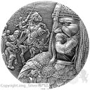 yɔi/iۏ؏tz AeB[NRC RC   [] SALADIN 2oz Silver Antiqued Coin Tchad Kingdom of Heaven Crusades 2021 Chad