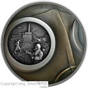  アンティークコイン コイン 金貨 銀貨  2021 Niue Human Tragedies CHERNOBYL Antique Glow-In-The-Dark 2 Oz Silver Coin