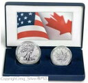 2019 プライド オブ ツー ネイションズ シルバー 限定版 2 コイン 米国セット2019 Pride of Two Nations Silver Limited Edition 2 Coin US Set