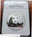 2011 中国 300 元 シルバー パンダ 1 キロ (35.27 オンス) - NGC PF 70 ULTRA CAMEO S300Y-2011 China...