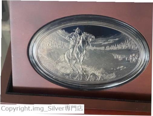  アンティークコイン コイン 金貨 銀貨  Canadian Heritage- Legacy Of Mountie-5 oz Pure Silver Medal-750 Minted