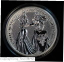 2019 ゲルマニア 25 マーク ザ アレゴリーズ ブリタニア & ゲルマニア 5 オンス銀貨2019 Germania 25 Mark The Allegories Britannia & Germania 5 oz Silver Coin