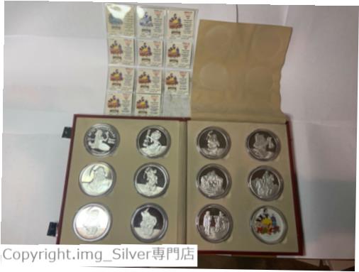 ڶ/ʼݾڽա ƥ  Disney Rarities Mint 1987 5 oz 999 Silver Complete set of all 11 Snow White Coin [̵] #scf-wr-011785-601