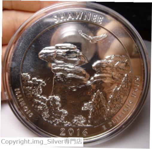 ڶ/ʼݾڽա ƥ    [̵] 2016 ATB Shawnee- Illinois 5 oz .999 Fine Silver Round Quarter