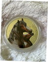 リサ パーカー シリーズ カラー化された馬 5 オンス カラー化されたシルバー ラウンド #107/250 コインLisa Parker Series Colorized Horses 5 oz Colorized Silver Round #107/250 Coin