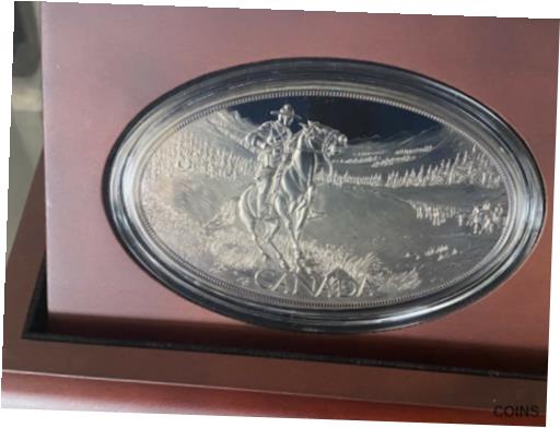  アンティークコイン コイン 金貨 銀貨  Canadian Heritage- Legacy Of Mountie-5 oz Pure Silver Medal-750 Minted