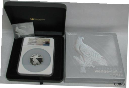 yɔi/iۏ؏tz AeB[NRC RC   [] 2016 P SILVER AUSTRALIA MERCANTI $8 WEDGE TAILED EAGLE 5OZ NGC PF 69UC BOX -COA