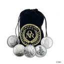 5オンス シルバー スターター パッケージ ユニークな地金ラウンド デザイン & デラックス ストレージ ポーチ5 oz Silver Starter Package Unique Bullion Round Designs & Deluxe Storage Pouch(3)