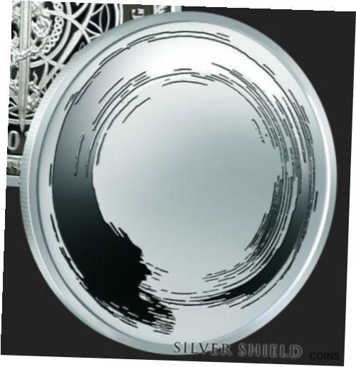 ڶ/ʼݾڽա ƥ    [̵] 5 oz silver proof Enso Zen Circle 2022 .999 Pure COA Box Silver Shield Buddha