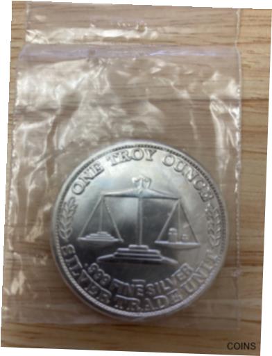  アンティークコイン コイン 金貨 銀貨  Northwest Territorial Mint 1 Troy oz .999 Fine Silver Trade Unit Round