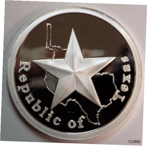 yɔi/iۏ؏tz AeB[NRC RC   [] Republic of Texas One Nation Under God AOCS 1 troy oz .999 fine silver