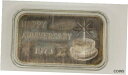  アンティークコイン コイン 金貨 銀貨  1973 Happy Birthday Crabtree Mint Paradise, Cali 1 oz .999 Silver Bar toned