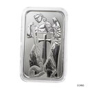 【極美品/品質保証書付】 アンティークコイン コイン 金貨 銀貨 [送料無料] 1 oz Silver Archangel Michael bar 1 Troy ounce .999 fine silver bar - IN STOCK!!