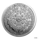 5 トロイ オンス .999 ファイン シルバー アステカ カレンダー ラウンド BU5 TROY OZ .999 FINE SILVER AZTEC CALENDER ROUND BU