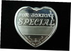 【極美品/品質保証書付】 アンティークコイン コイン 金貨 銀貨 [送料無料] 1 troy oz Silver Heart Shape Round Happy Valentine's Day For Someone Special 999