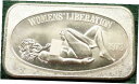 1973 年ウィメンズ リベレーション、1 オンス .999 シルバー バー、米国シルバー コーポレーション1973 women's Liberation, 1...