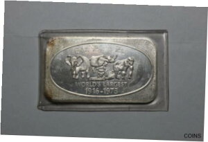 1973年 サンディエゴ動物園 1オンス シルバー アートバー #391973 San Diego Zoo 1 OZ Silver Art Bar #39