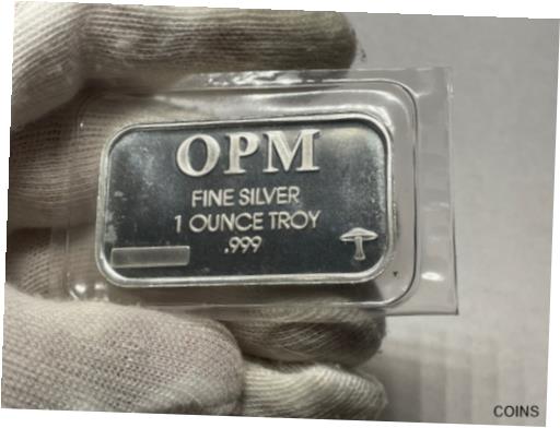 【極美品/品質保証書付】 アンティークコイン コイン 金貨 銀貨 [送料無料] VINTAGE OPM METALS MUSHROOM TOP 1 OZ .999 FINE SILVER BAR- In Original Plastic-