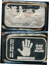  アンティークコイン コイン 金貨 銀貨  Black Hand Bullion Apocalyptic Playground 1oz .999 Silver Proof Bar Numbered/180