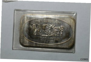 1973年 サンディエゴ動物園 1オンス シルバー アートバー #381973 San Diego Zoo 1 OZ Silver Art Bar #38