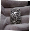 .999 シルバーを注いだ MUTINY METALS CLUB BAR #1 シリーズ限定版 3D バー.999 Silver Poured MUTINY METALS CLUB BAR #1 In Series Limited Edition 3D Bar