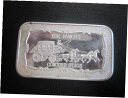 【極美品/品質保証書付】 アンティークコイン コイン 金貨 銀貨 送料無料 1oz .999 Silver Art Bar THE FAMOUS CONCORD STAGE Ingot Mother Lode Mint-