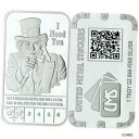  アンティークコイン コイン 金貨 銀貨  2022 Uncle Joe Punchcard 1 oz Silver Bar by UMS Trump Ballot Booster I Need You